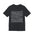 Black t-shirt with 'I Love Pickleball' design on a white background