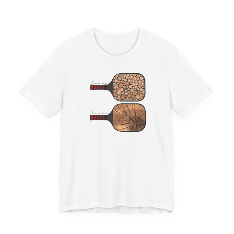 Wooden Paddle Pickleball T-Shirt – 100% Cotton Unisex Tee for Sport & Style