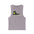Gray tank top with a graphic of a black sneaker on a white background