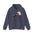 Gray hoodie with pickleball paddle design on a white background