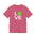 Pink t-shirt with 'LOVE' and a green graphic on a white background